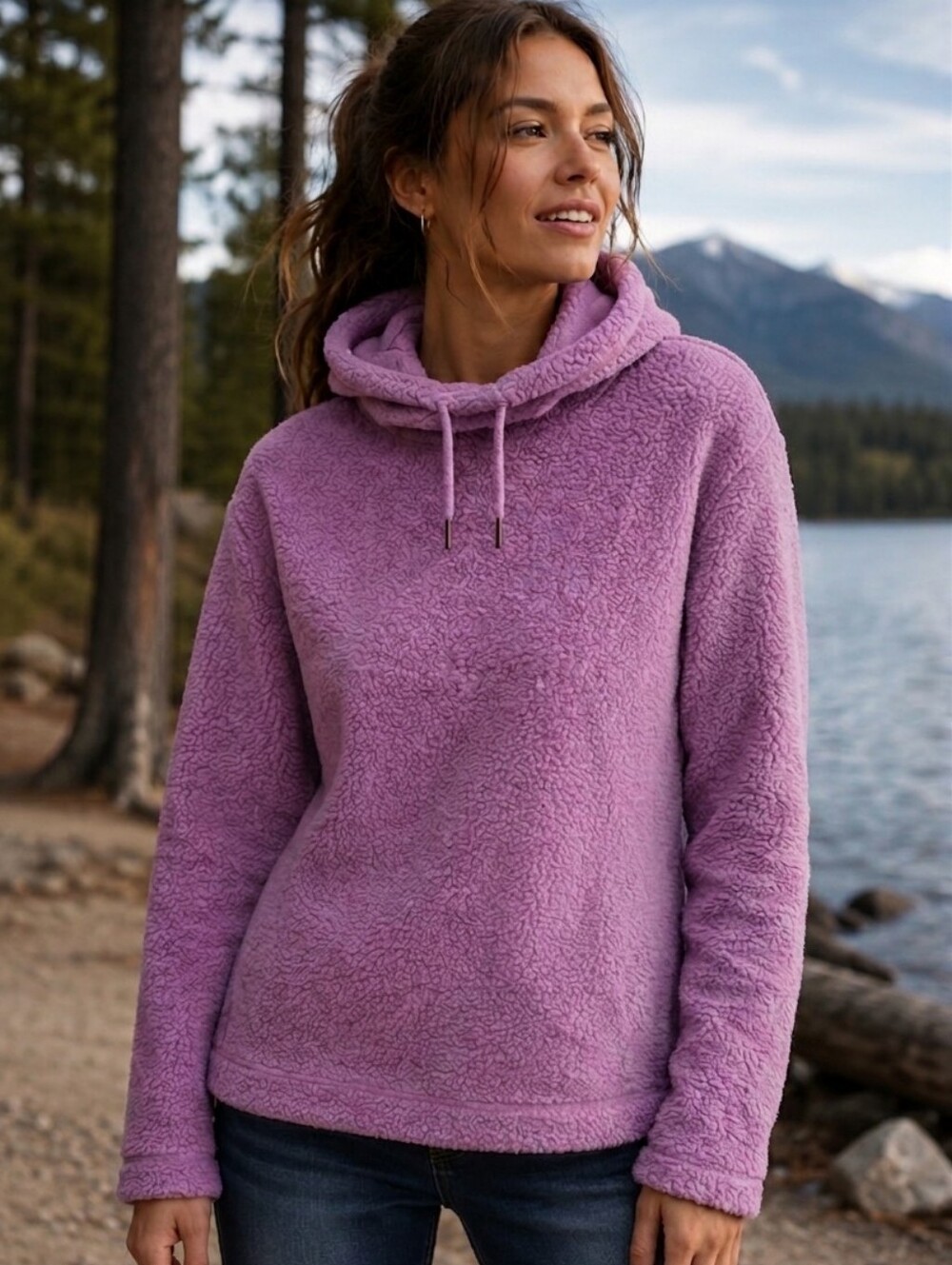 Champion Sherpa Cowl Neck Pullover